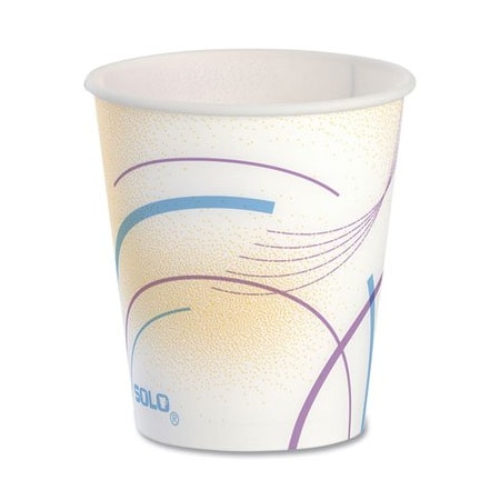 Dart Paper Water Cups, 5 oz., Cold, Meridian Design, Multicolored, 25PK 52MD